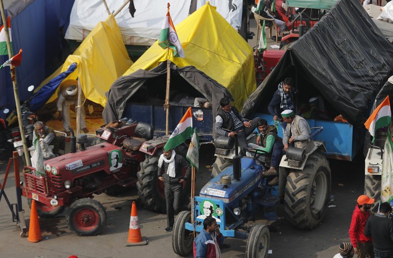 Tractors bring protests into Indian capital on Republic Day